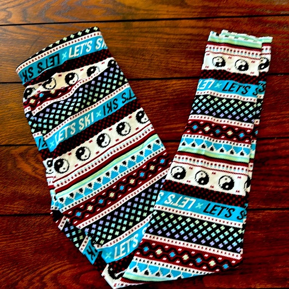 High rise legging, multi colored - Picture 1 of 4